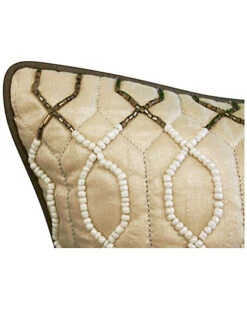Celebrations Lattice Beaded Decorative Pillow -Throw Pillows Discount 3030243295 RLLD 4