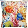 Sealife Beaded & Embroidered Indoor/Outdoor Pillow -Throw Pillows Discount 3030572626 RLLD 1