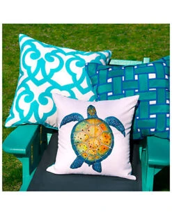 Printed Turtle Outdoor Pillow -Throw Pillows Discount 3030591023 RLLD 4
