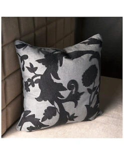 Floral Crewel Embroidered Pillow -Throw Pillows Discount 3030591060 RLLD 3