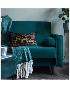 Precious Metals Collection Printed Faux Fur Pillow -Throw Pillows Discount 3030591066 RLLD 4