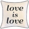 Broidered Love Is Love Decorative Pillow -Throw Pillows Discount 3030591071 RLLD 1
