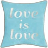 Celebrations Embroidered Love Is Love Decorative Pillow -Throw Pillows Discount 3030591072 RLLD 1