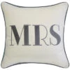 Celebrations Embroidered Mrs Decorative Pillow -Throw Pillows Discount 3030591080 RLLD 1