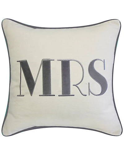 Celebrations Embroidered Mrs Decorative Pillow 3 Celebrations Embroidered Mrs Decorative Pillow
