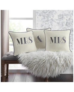 Celebrations Embroidered Mrs Decorative Pillow 9 Celebrations Embroidered Mrs Decorative Pillow -Throw Pillows Discount 3030591080 RLLD 3