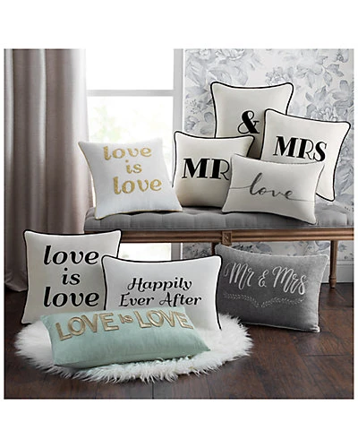 Celebrations Embroidered Mrs Decorative Pillow 7 Celebrations Embroidered Mrs Decorative Pillow - Image 5