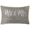 Celebrations "Mr & Mrs" Decorative Pillow -Throw Pillows Discount 3030591082 RLLD 1