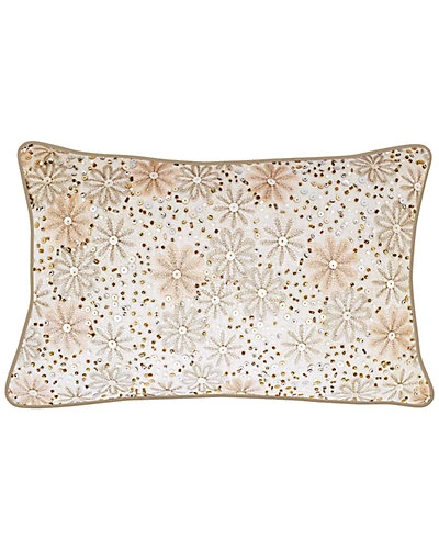 Celebrations Metallic Floral Decorative Pillow 2 Celebrations Metallic Floral Decorative Pillow