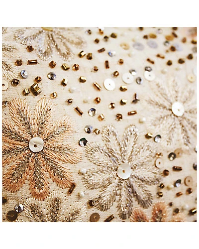 Celebrations Metallic Floral Decorative Pillow 5 Celebrations Metallic Floral Decorative Pillow - Image 4