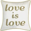 Beaded Love Is Love Decorative Pillow -Throw Pillows Discount 3030591089 RLLD 1