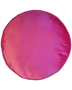 Panne Velvet Round Decorative Pillow
