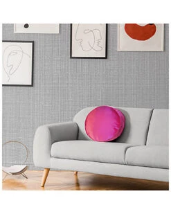 Panne Velvet Round Decorative Pillow -Throw Pillows Discount 3030591108 RLLD 4