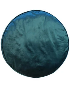 Panne Velvet Round Floor Pillow