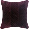 @Home Chevron Velvet Decorative Pillow -Throw Pillows Discount 3030591126 RLLD 1