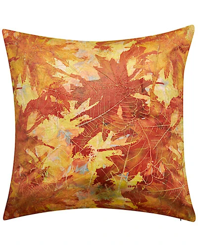 Printed Leaf Decorative Throw Pillow 3 Printed Leaf Decorative Throw Pillow