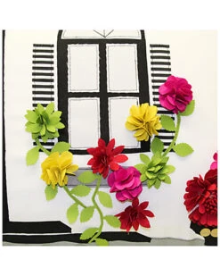 Dimensional Flowers Home Indoor/Outdoor Decorative Pillow 8 Dimensional Flowers Home Indoor/Outdoor Decorative Pillow -Throw Pillows Discount 3030591166 RLLD 3