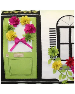 Dimensional Flowers Home Indoor/Outdoor Decorative Pillow 9 Dimensional Flowers Home Indoor/Outdoor Decorative Pillow -Throw Pillows Discount 3030591166 RLLD 4