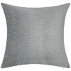 @Home Velvet Embroidered Chevron Decorative Pillow