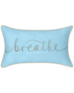 @Home Celebrations Breathe Beaded & Embroidered Velvet Decorative Pillow