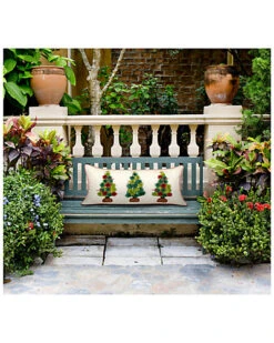 Indoor/Outdoor Holiday Potted Christmas Trees Decorative Pillow -Throw Pillows Discount 3030723419 RLLD 3