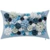 Indoor/Outdoor Floral Bouquet Dimensional Lumbar Decorative Pillow -Throw Pillows Discount 3030966164 RLLD 1