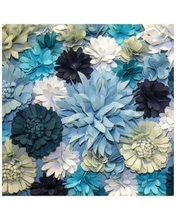 Indoor/Outdoor Floral Bouquet Dimensional Lumbar Decorative Pillow -Throw Pillows Discount 3030966164 RLLD 3