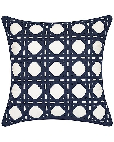 Indoor/Outdoor Geometric Rattan Decorative Pillow 3 Indoor/Outdoor Geometric Rattan Decorative Pillow