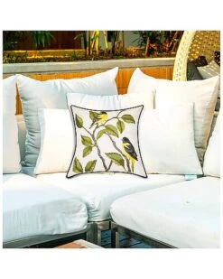 Indoor/Outdoor Embroidered Birds Decorative Pillow 9 Indoor/Outdoor Embroidered Birds Decorative Pillow -Throw Pillows Discount 3030966190 RLLD 4