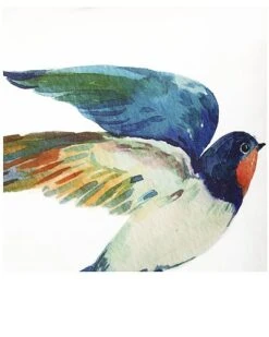 Indoor/Outdoor Watercolor Bird Decorative Pillow -Throw Pillows Discount 3030966192 RLLD 3