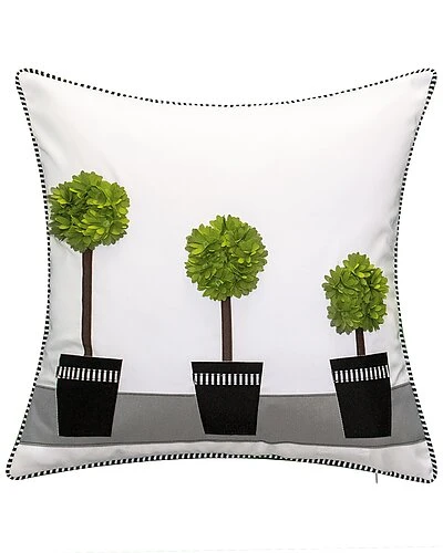 Set Of 2 Indoor/Outdoor Modern Dimensional Topiary Decorative Pillows 3 Set Of 2 Indoor/Outdoor Modern Dimensional Topiary Decorative Pillows