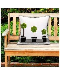 Set Of 2 Indoor/Outdoor Modern Dimensional Topiary Decorative Pillows 10 Set Of 2 Indoor/Outdoor Modern Dimensional Topiary Decorative Pillows -Throw Pillows Discount 3030966198 RLLD 4