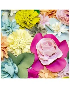 @Home Indoor & Outdoor Floral Heart Shaped Dimensional Decorative Pillow -Throw Pillows Discount 3030966201 RLLD 4