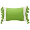 Indoor/Outdoor Colorblock Tassel Fringe Lumbar Decorative Pillow 2 Indoor/Outdoor Colorblock Tassel Fringe Lumbar Decorative Pillow -Throw Pillows Discount 3030966203 RLLD 1