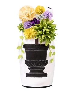 Outdoor Floral Bouquet Door Stopper