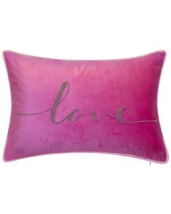 Celebrations Beaded Love Decorative Pillow
