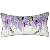 Wisteria Flower Reversible Decorative Lu 1 Wisteria Flower Reversible Decorative Lu -Throw Pillows Discount 3050098897 RLLD 1