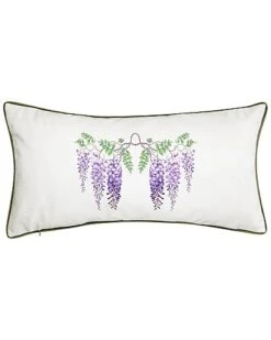Wisteria Flower Reversible Decorative Lu -Throw Pillows Discount 3050098897 RLLD 2