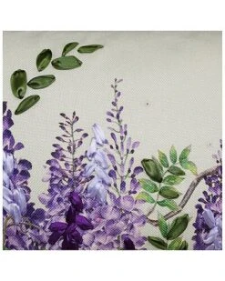 Wisteria Flower Reversible Decorative Lu -Throw Pillows Discount 3050098897 RLLD 3