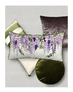 Wisteria Flower Reversible Decorative Lu -Throw Pillows Discount 3050098897 RLLD 6