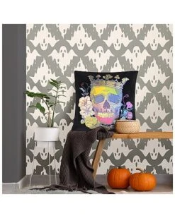 Alloween Velvet Day Of The Decorative Pillow -Throw Pillows Discount 3050098914 RLLD 5