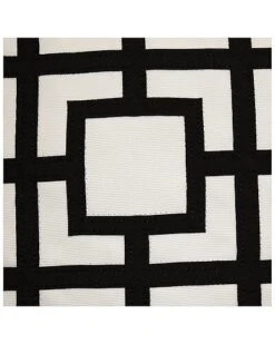 Modern Links Applique Indoor & Outdoor Decorative Pillow -Throw Pillows Discount 3050098924 RLLD 3