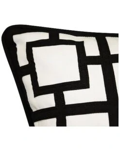 Modern Links Applique Indoor & Outdoor Decorative Pillow -Throw Pillows Discount 3050098924 RLLD 4