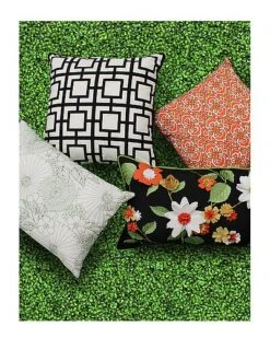 Modern Links Applique Indoor & Outdoor Decorative Pillow -Throw Pillows Discount 3050098924 RLLD 5