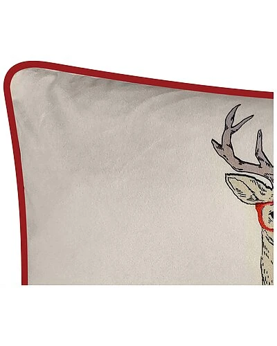 @Home Mr & Mrs Reindeer Christmas Decorative Pillow 7 @Home Mr & Mrs Reindeer Christmas Decorative Pillow - Image 5