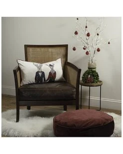 @Home Mr & Mrs Reindeer Christmas Decorative Pillow 13 @Home Mr & Mrs Reindeer Christmas Decorative Pillow -Throw Pillows Discount 3050098927 RLLD 6