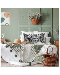 New York Botanical Garden Alhambra Lumbar Decorative Pillow -Throw Pillows Discount 3050098928 RLLD 7