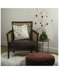 Snowflakes Velvet Foil Print Holiday Decorative Pillow 13 Snowflakes Velvet Foil Print Holiday Decorative Pillow -Throw Pillows Discount 3050098949 RLLD 6