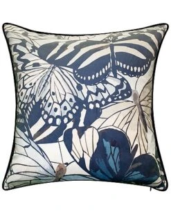 @Home Velvet Bold Butterfly Decorative Pillow