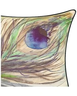 Watercolor Peacock Feather Decorative Pillow 9 Watercolor Peacock Feather Decorative Pillow -Throw Pillows Discount 3050098971 RLLD 3